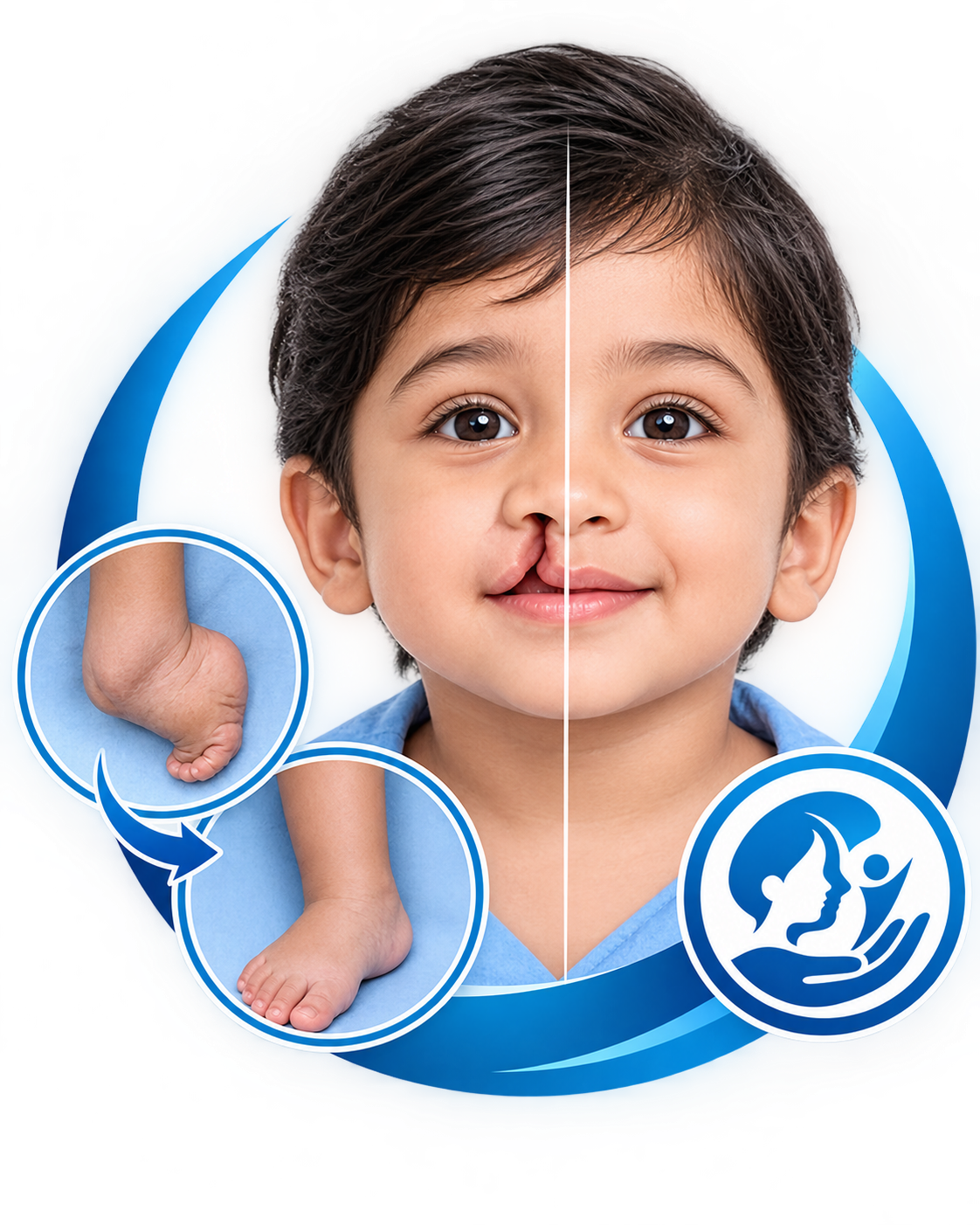 child deformity correction infographic